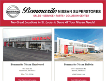 Tablet Screenshot of bommaritonissan.com